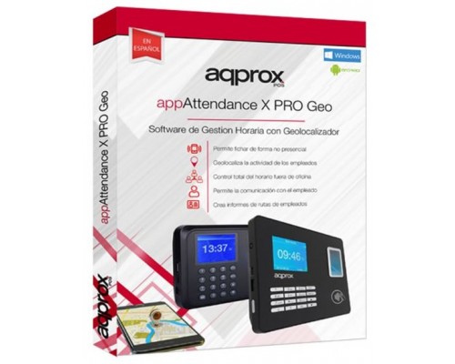 SOFTWARE CONTROL DE PRESENCIA APPATTENDANCE X-PRO GEO (Espera 4 dias)